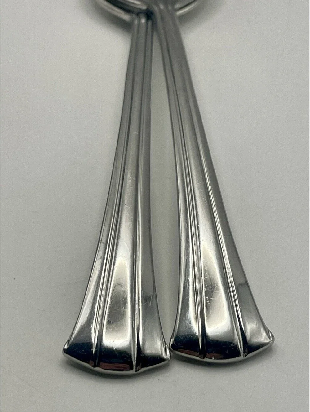 (2) Gorham TRILOGY Stainless 18/8 Teaspoon Lot ~ 6.25”